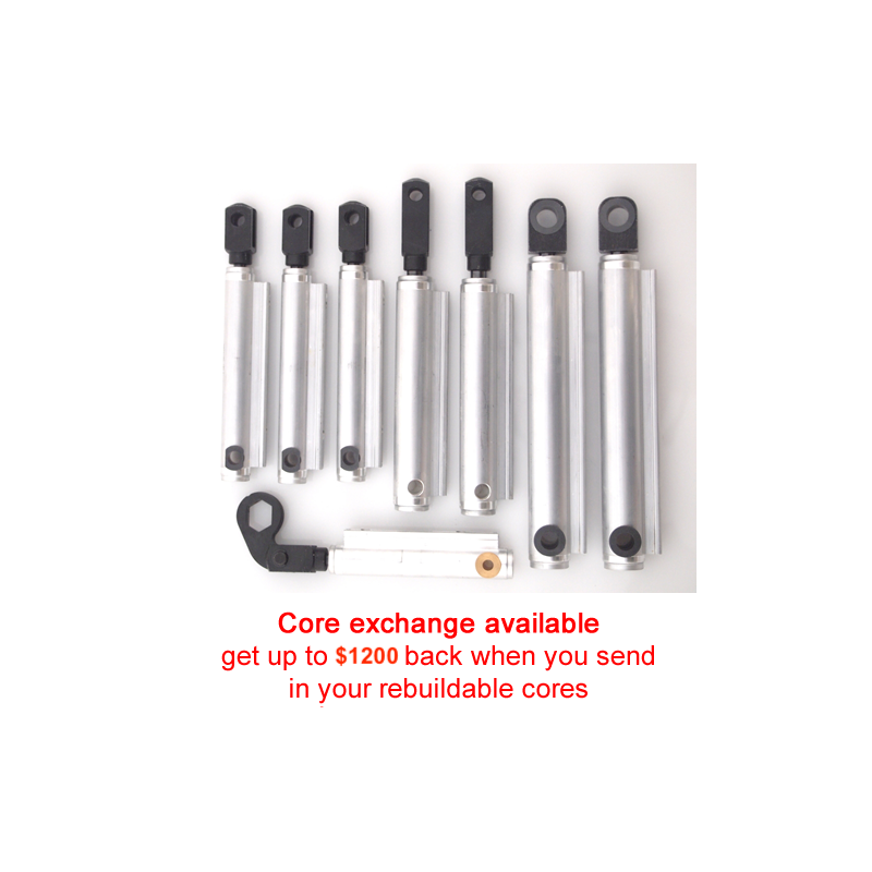 Rebuild/Upgrade Service for Full Set of '03-'09 Cadillac XLR Convertible Hydraulic Cylinders