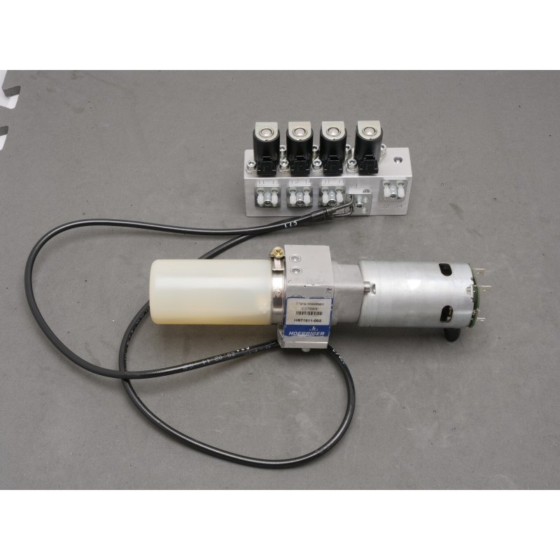 Hydraulic Pump w/ Hoses and Solenoid Block - Ferrari 458 Spider