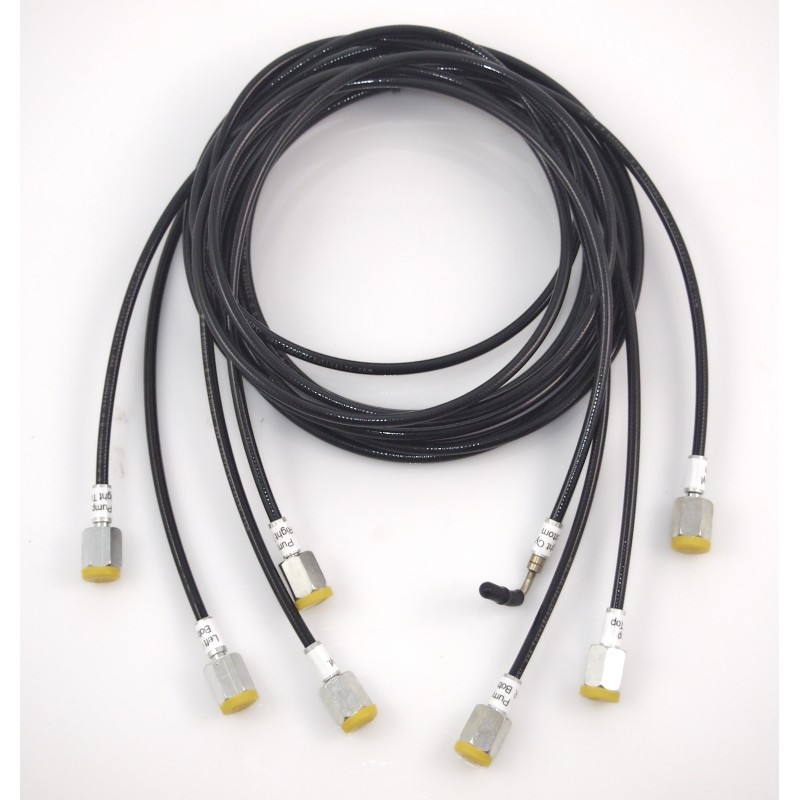 Set of 4 Rear Jaguar XKR/XK8 2000+ Hydraulic Lines/Hoses